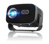 Mini projecteur intelligent avec WiFi 6 et Bluetooth, applications intégrées Android 13, Keystone automatique et mise au point électrique, support 4K Projecteur portable pour chambre à coucher