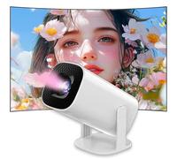 Mini projecteur Intelligent avec WiFi et Bluetooth, projecteur de Film Portable 4K avec Auto Keystone, Nouveau projecteur vidéo d'intérieur et d'extérieur pour téléphone/Ordinateur Portable/clé TV/HD