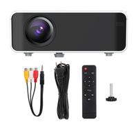 Mini projecteur intelligent LED Full HD 1080p, compatible Wi-Fi et Bluetooth, avec haut-parleur intégré et résolution native 720p. Projecteur