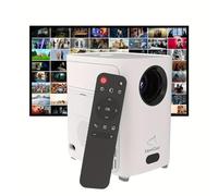 Mini projecteur intelligent VenirCool avec 720p natif, prend en charge le décodage 4K, projecteur portable avec Wi-Fi et sans fil, haut-parleur 5 W x 2, projecteur de film en plein air