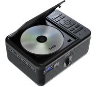 Inovalley Projecteur LCD PROJO01-DVD portable 2000 lumens 800×480 5:3 noir