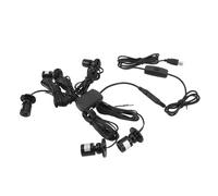 Mini Projecteur LED, 5 Pièces Petits Spots LED Réglables, USB 5V sous L'armoire, Vitrine de Bijoux, Luminaire D'éclairage, Lumière Chaude pour Peinture, Vitrine de Bijoux