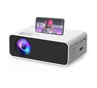 Mini projecteur LED E460 pour smartphone, ou USB pour iPhone téléphone Android, vidéoprojecteur (couleur : noir) petit cadeau