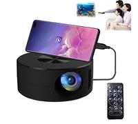 Mini projecteur LED portable HD Home Cinéma avec fonction miroir de fil lentille optique, écran LCD 320 x 180