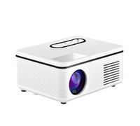 Mini Projecteur LED Portable S361, Léger en PVC, pour Garçon et Filles | Voyage et Camping, Faible Consommation, Blanc, Compact, Facile à Transporter, Divertissement Domestique