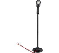 Mini projecteur LED pour vitrine de bijouterie DC12V vertical Mini Display Cabinet Light Eye Care Stable Heat Dissipation Black Natural Light