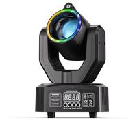 Mini projecteur LED RGBW 30 W avec télécommande - Lumière verte - Effet ciel étoilé - DMX512 - Son actif - Master Slave - Pour DJ, mariages, fêtes, clubs, scènes