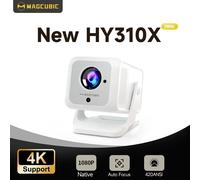 Mini projecteur Magcubic HY310X 4K 420 ANSI Android 11 avec mise au point automatique et correction trapézoïdale, Full HD 1080P pour cinéma en plein air HY310X