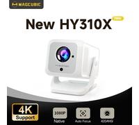 Mini projecteur Magcubic HY310X 4K 420 ANSI Android 11 avec mise au point automatique et correction trapézoïdale, Full HD 1080P pour cinéma en plein air HY310X