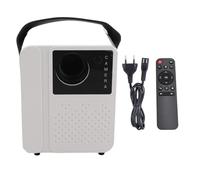 Mini projecteur portable 100 pouces 600p HD Projecteur Hand Handhed avec haut-parleur intégré Remote Contrôle Electric Focus for Home Office Camping Movie Nights Durable ABS