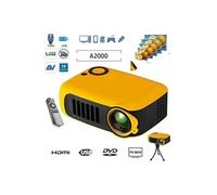 Vidéoprojecteur GENERIQUE Mini Projecteur portable A2000 DC 12V 2A (adaptateur secteur+trépied+câble)
