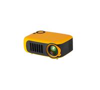 Mini projecteur portable A2000 de 800 lumens avec écran LCD, compatible 1080p (Couleur : Jaune)