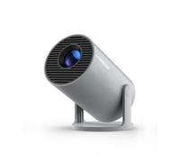 Mini projecteur portable Auto Keystone, projecteur intelligent 4K / 200 ANSI avec WiFi 6, BT 5.0, écran de 130 pouces, rotation de 180 degrés, système d'exploitation Android intégré 11.0 - Gris