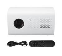 Mini Projecteur Portable avec Haut-parleurs Intégrés, Résolution 1080p, Projecteur Vidéo D'écran de 36-150 Pouces, Sound HiFi, Projecteur Multifonctionnel pour Home Theatre (#1)