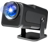Mini projecteur Portable HY320N 1080P avec décodage 4K, WiFi 6, Bluetooth 5.0, Android 11, Rotation 180°, Correction trapézoïdale, écran Jusqu’à 150"
