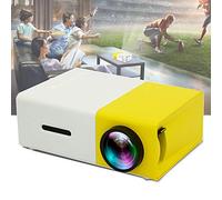 Mini projecteur Portable, projecteur LCD LED Proyector HD 1080P résolution projecteur multimédia Lecteur vidéo Domestique, Compatible avec téléphone/Ordinateur Portable/HDMI/AV/