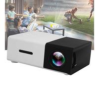 Mini projecteur Portable, projecteur LCD LED Proyector HD 1080P résolution projecteur multimédia Lecteur vidéo Domestique, Compatible avec téléphone/Ordinateur Portable/HDMI/AV/