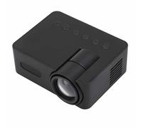 Mini Projecteur Portable : Projecteur Vidéo de Cinéma Maison Multifonctionnel HD 1080P avec Protection des Yeux pour Une Utilisation Intérieure et Extérieure, Matériau ABS,