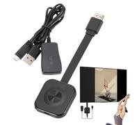 Mini projecteur pour smartphone, projecteur d'écran 4K sans fil pour streaming - Projecteur de divertissement pour la maison pour graphiques, documents, jeux, démos, musique, vidéos