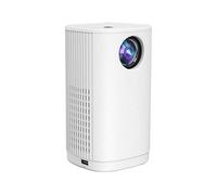 Mini Projecteur pour Téléphone, Projecteur de Film en Plein Air 1080p HD avec Un Objectif Optique de Mise au Point Court et 2 Fraîcheur de Ventilateur, Focalisation Manuelle