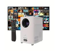 Mini projecteur pour téléphone, VenirCool 2025 natif 720p, prend en charge le projecteur de décodage 4K, projecteur de film compatible avec Android/iOS/Windows/TV Stick/HDTV/USB