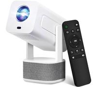 Mini projecteur, prend en charge le projecteur Full HD 4K 1080p avec WiFi et Bluetooth, écran de 76,2 à 500 cm, projecteur portable avec correction automatique du trapèze compatible avec clé TV HDMI