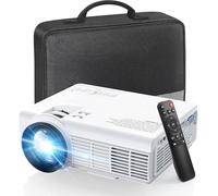 Mini projecteur, projecteur avec WiFi et Bluetooth, projecteur extérieur natif WiFi 5g 1080p Prise en Charge 4k, Mini projecteur de Film Portable avec écran, pour téléphone hdmi, vga, USB, Ordinateur