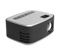 Mini Projecteur, Projecteur de Cinéma Domestique Portable 1920 * 1080P LED Vidéo Mini Projecteur HD de Cinéma Maison avec Télécommande, pour Disques Audio/DVD/U/Ordinateur(EU)