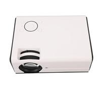 Mini Projecteur, Projecteur de Cinéma Maison Blanc Mise au Point Manuelle 1080P Full HD pour Le Camping (Prise UE)