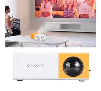 Mini Projecteur, Projecteur LED Portable Full HD 1080P avec Plusieurs Ports, Interface Multimédia HD, Casque, Port USB, Port AV, Emplacement pour Carte Mémoire, Projecteur de