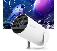 Mini Projecteur, Projecteur Portable Hy300 HDMI, Android 11.0 4k Full HD 720p, Prise en Charge du Projecteur Intelligent, Connexion sans Fil WiFi 2.4g Et 5g Bt4.1