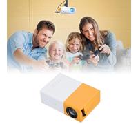 Mini Projecteur, Projecteur Vidéo Full HD 1080P, Projecteur de Film de Cinéma Maison Extérieur Portable, Haut-parleurs Stéréo HiFi, Compatible avec HDMI, USB, AV, Clés TV pour