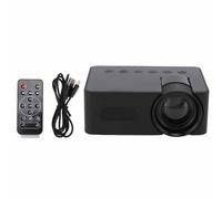 Mini Projecteur, Projecteur Vidéo HD 1080P Projecteur Vidéo de Cinéma Maison intégré 4Ω 2W Haut-Parleur Protection des Yeux Projecteur Portable pour Intérieur Extérieur