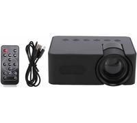 Mini Projecteur, Projecteur Vidéo Portable de Protection des Yeux HD 1080P avec Haut Parleur 4¿ 2W WiFi Bluetooth, Projecteur de Cinéma Maison pour Film Jeu au Plafond Extérieur
