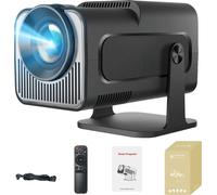Mini projecteur, résolution optique 720P, compatible Bluetooth, haut-parleur intégré, HY320 mini, prise EU
