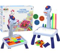 Mini projecteur Tetris Table 2in1 Licorne bleue
