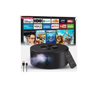 Mini projecteur True4K, technologie de décodage 4K innovante pour des détails inégalés, Wi-Fi et Bluetooth pour une connectivité étendue,