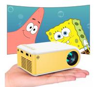 Mini Projecteur Video 4K 1080P Supporte, Videoprojecteur Portable avec WiFi et Bluetooth 5.4, Retroprojecteur de Cinéma D'extérieur, Projecteurs Vidéo avec Haut-Parleur