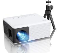 Mini Projecteur, Videoprojecteur 1080P Full Hd Supportée 720P Natif, O1 Rétroprojecteur Portable 180'' Home Cinéma, Zoom 25%, Compatible Avec Smartphone Hdmi Usb Firestick (Trépied Inclus)[X277]