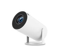 Mini projecteur WiFi 6 BT5.0 avec système d'exploitation Android 11.0, Correction Automatique de la Distorsion, 180 degrés, écran 130 Pouces pour téléphone/PC/Lap/PS5/Stick, projecteur Home