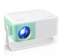 Mini Projecteur, Yoton Y3 Videoprojecteur Portable avec Haut-Parleur Intégré y Pied Rotatif, Compatible iOS/HDMI/TV Stick/Google Cast, sans WiFi ni Bluetooth, Idéal Maison Chambre (Vert)