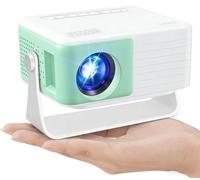Mini Projecteur, Yoton Y3 Videoprojecteur Portable avec Haut-Parleur Intégré, Zoom 50% y Lecture 1080P, Compatible iOS/HDMI/TV Stick/Google Cast, sans Wi-FI ni Bluetooth, Idéal Maison Chambre (Vert)