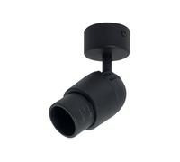 Mini projecteur zoom à led, lampe d'accent à mise au point réglable montée en surface, spots au plafond ou au mur, éclairage directionnel ambiant du bar du musée(Noir-5W,Blanc chaud-3000K)