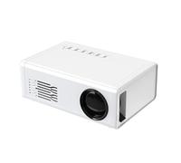 Mini projecteurs Portables Micro 1080P Projecteur de réunion de fête à Domicile Nouveau Mini vidéo Domestique Compatible avec HDM I/USB/AV/Smartphone