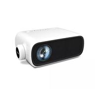 Mini Projector for Full HD 1080P Video Portable Projector YG-280 Projector Media Player Home Theater Theater (Color : White Size : 14.2x9.2x5.5cm)