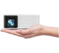 Mini Projector, Video Projector 1080p Full Hd Supported, 200ansi, 50% Zoom, 2025 Upgraded Portable Projector Compatible With Hdmi Usb Ios Android Firestick Ps5, Black