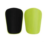 Mini protège-tibias fiables pour football fabriqués en polypropylène et EVA pour un ajustement et une protection confortables (Mastergreen)