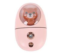 Mini Pulvérisateur de Brume Faciale pour Animaux, Vibration Ultrasonique, 35ml, Grand Réservoir D'eau, Rechargeable par USB, Hydratant Polyvalent (Rose)