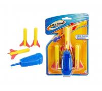 Simba Mini fusée à pompe — 9 cm, pompe manuelle 13 cm, vole jusqu'à 10 m, souple, dès 3 ans