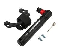 Mini Pumple à vélos Pompe à vélo de pneus Portable Pompe à vélo à Main pour Les vélos de Montagne avec Une vanne intégrée française américaine CNC ALLIA (Noir)